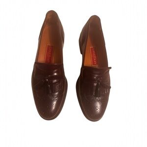 Vintage Cole Haan Men's Dark Brown Tassel Loafers